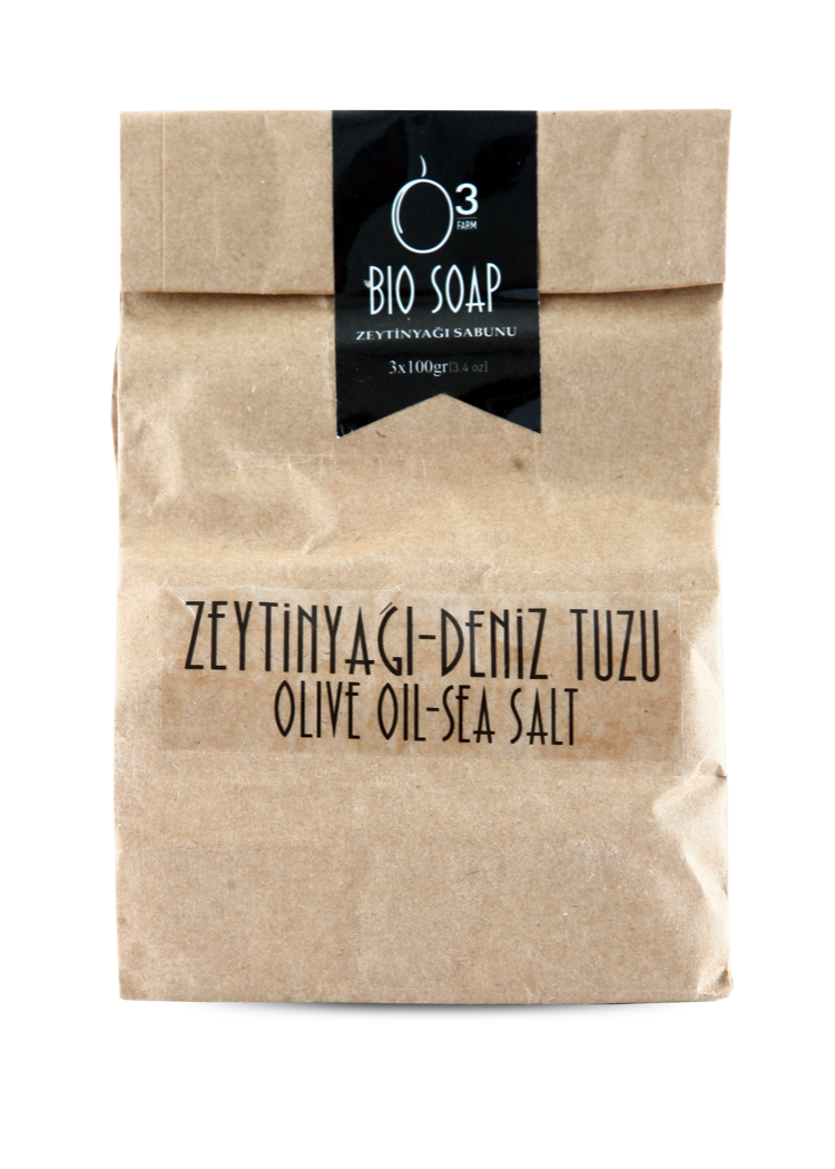 Natural Olive Oil Sea Salt Soap  ( 3 Pack ) 3.5oz